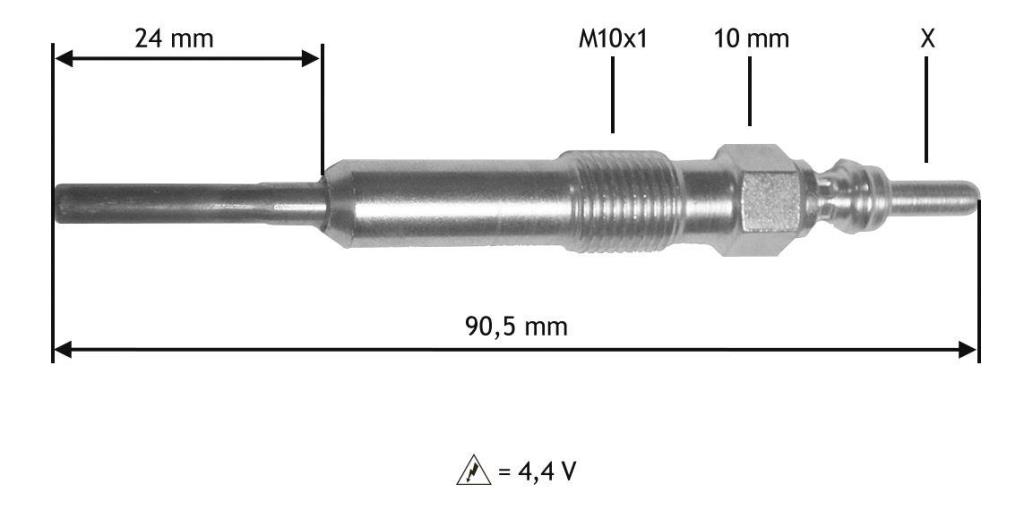 Bougie de préchauffage VALEO 345172